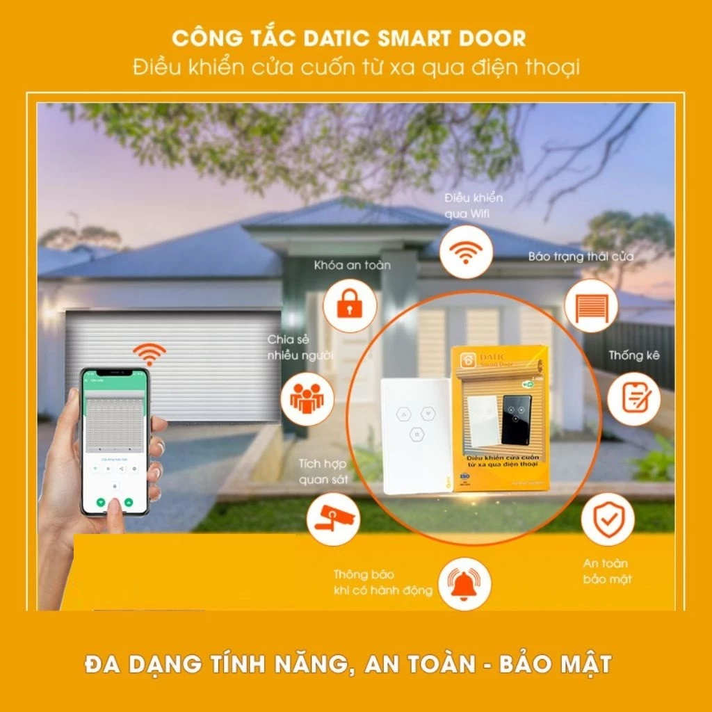 Thiết bị công tắc cửa cuốn Hunonic Door